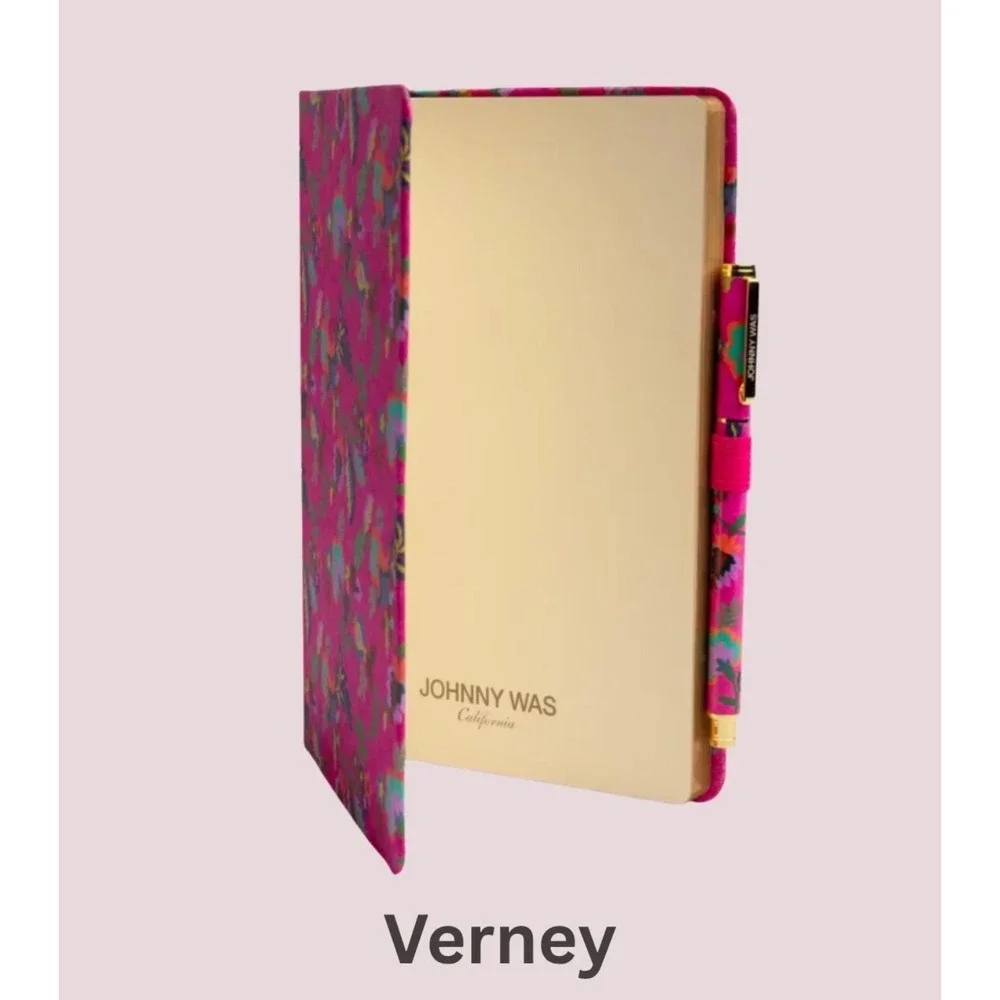 Johnny Was Verney Journal Pen Set Floral H47625-3 New Multicolor School Work